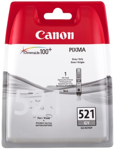 Canon Bläckpatron CLI-521GY Grå