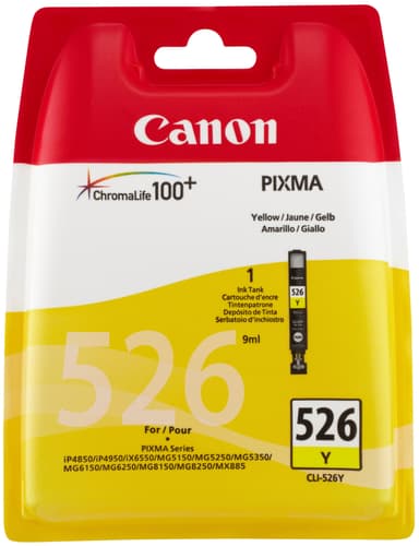 Canon Bläckpatron CLI-526Y Gul