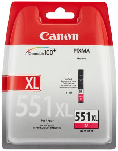 Canon Bläckpatron CLI-551XL Magenta