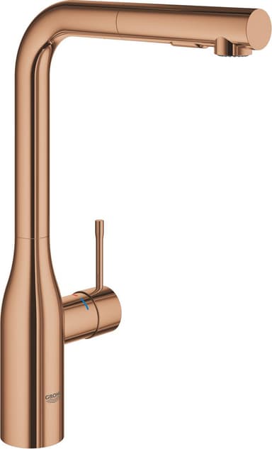 Grohe Essence blandare med L-formad pip + utdragbar dusch(warm sunset)