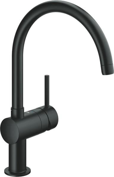 Grohe Minta blandare med C-hals (sidensvart)