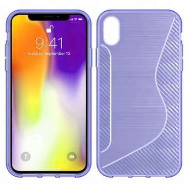 S Line silikon skal Apple iPhone XS Max (6.5")  - Blå