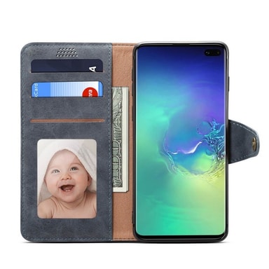 Mobilplånbok 3-kort Samsung Galaxy S10 Plus (SM-G975F) - Grå 