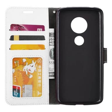 Mobilplånbok 3-kort Motorola Moto G6 Play (XT1922)  - Vit