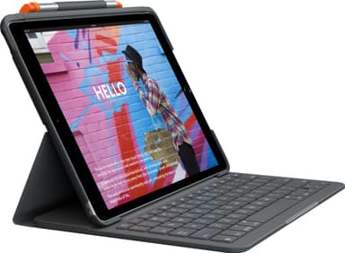 Logitech Slim Folio tangentbordsfodral för iPad 9th gen.