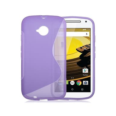 S Line silikon skal Motorola Moto E2 (XT1524) Lila