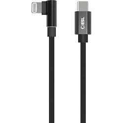 ESL USB-C till Lightning gamingkabel 1 m (svart)