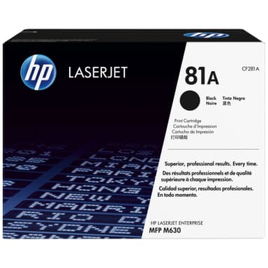 HP toner 81A Original LaserJetSvart