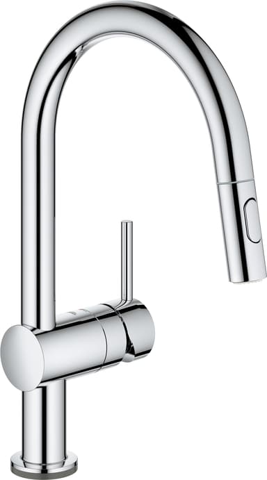 Grohe Minta Touch blandare med C-hals och utdragbar dusch