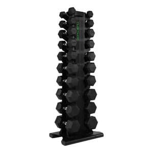 Tunturi Pro Hantlar 1-10 kg + ställ för hantlar
