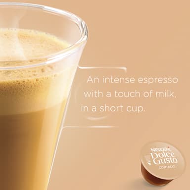 NESCAFÉ Dolce Gusto Cortado Espresso Macchiato kaffekapslar (16 st)