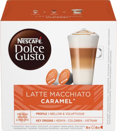 Nescafe Dolce Gusto Caramel Latte Macchiato kapslar