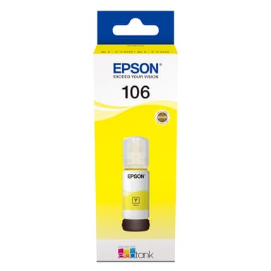 Epson bläckpåfyllning 106 EcoTank Gul