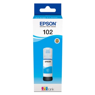 Epson påfyllningsbläck 102 EcoTank Cyan