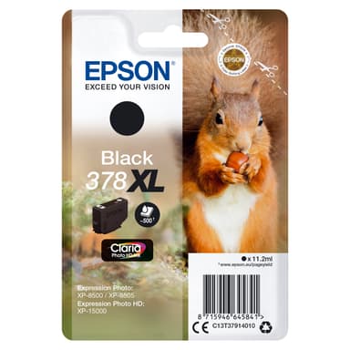 Epson bläckpatron Claria Photo HD 378XL Svart