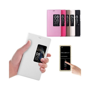Custodia per Huawei P8 Gra-L09 Cover Case Flip in Pelle PU +Custodia in Silicone Fissa Protezione a 360° HS