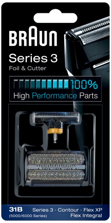 Braun Series 3 Foil & Cutter skärblad + saxhuvud 31B