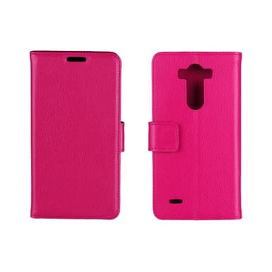 Mobilplånbok 2-kort LG G3s (D722)  - Rosa
