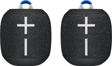 Ultimate Ears WONDERBOOM 2 portabel trådlös högtalare 2-pack (svart)