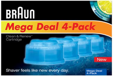 Braun Clean&Renew refill 4-pack