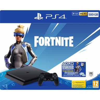 PlayStation 4 Slim 500 GB: Fortnite spelsamling