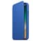 iPhone X läder foliofodral (blå)