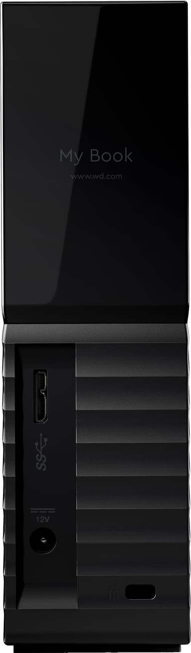WD My Book 10 TB extern hårddisk (svart/grå)
