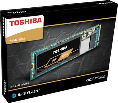 Toshiba RD500 M.2 PCIe NVMe intern hårddisk SSD, 1 TB