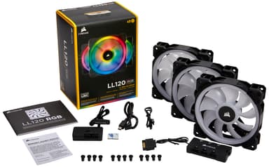 Corsair LL120 RGB LED fläktar 120 mm (3-pack)