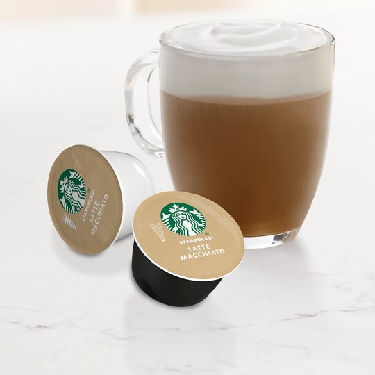 Starbucks Latte Macchiato Coffee Pods by Nescafé Dolce Gusto