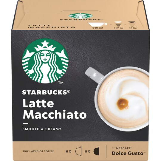 Starbucks Latte Macchiato Coffee Pods by Nescafé Dolce Gusto