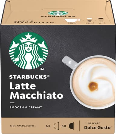 Starbucks Latte Macchiato Coffee Pods by Nescafé Dolce Gusto