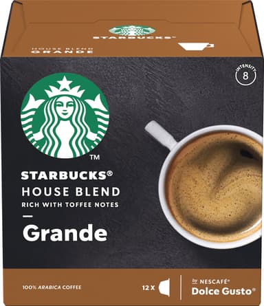 Starbucks House Blend Coffee Pods by Nescafé Dolce Gusto