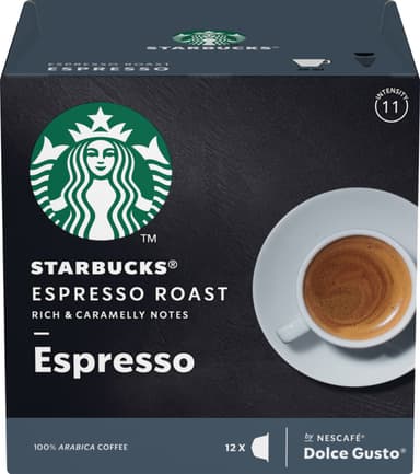 Starbucks Espresso Roast Coffee Pods by Nescafé Dolce Gusto