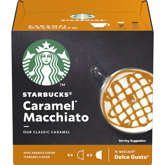 Starbucks Caramel Macchiato Coffee Pods by Nescafé Dolce Gusto