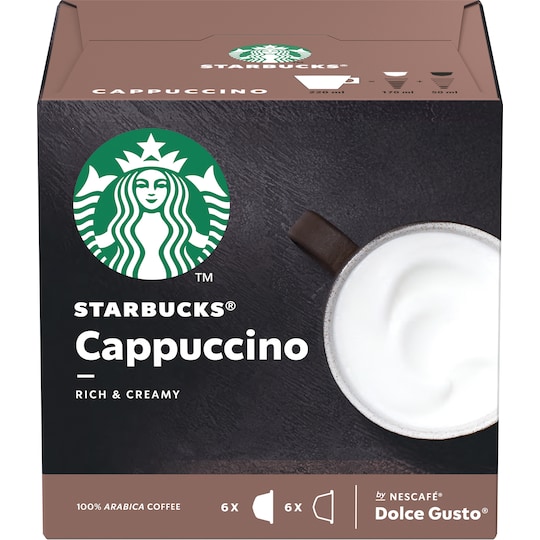 Starbucks Cappuccino Coffee Pods by Nescafé Dolce Gusto - Elgiganten