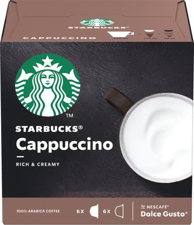 Starbucks Cappuccino Coffee Pods by Nescafé Dolce Gusto