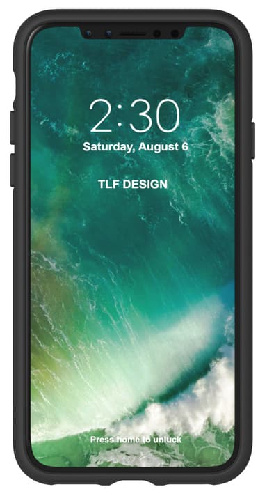 Adidas iPhone X fodral (svart/vit)