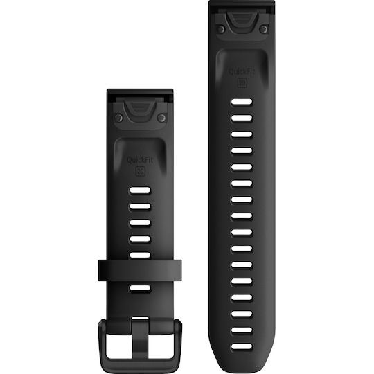 Garmin QuickFit silikonarmband 20 mm (svart)
