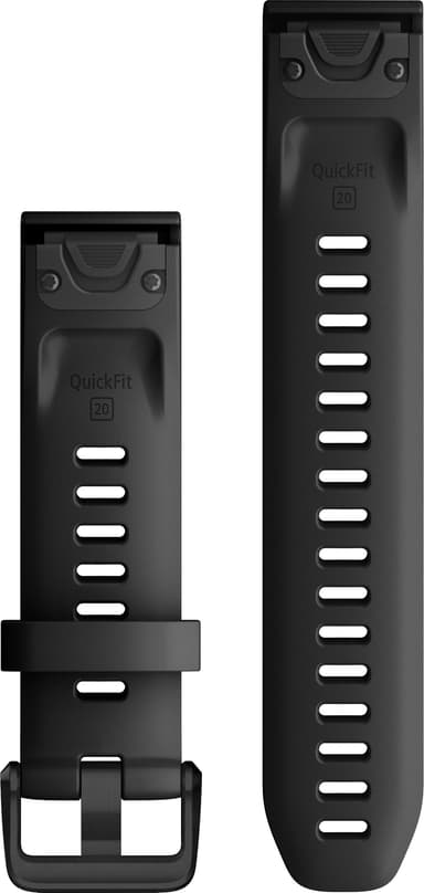 Garmin QuickFit silikonarmband 20 mm (svart)
