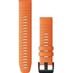 Garmin QuickFit silikonarmband 22 mm (orange/svart)