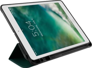 Xqisit Piave fodral med pennhållare för iPad 10.2 (mörkgrönt)