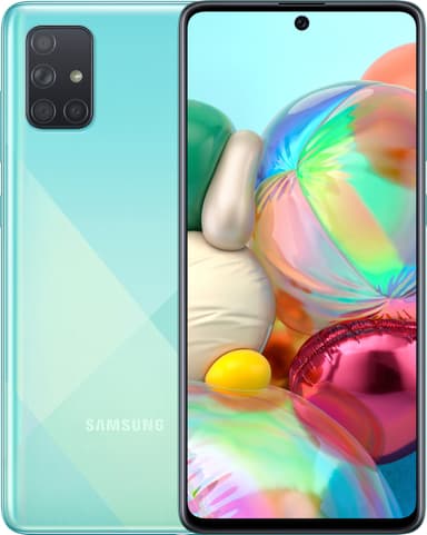 Samsung Galaxy A71 smartphone (blå)