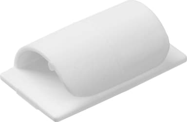 D-Line kabelklämma 6-pack (vit)
