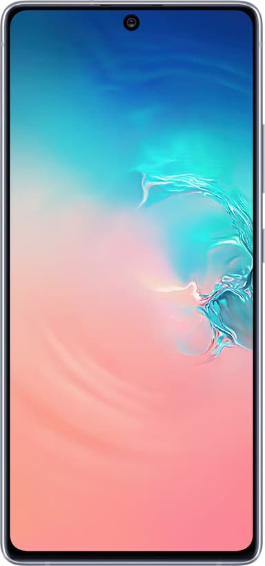 Samsung Galaxy S10 Lite smartphone (prism white)