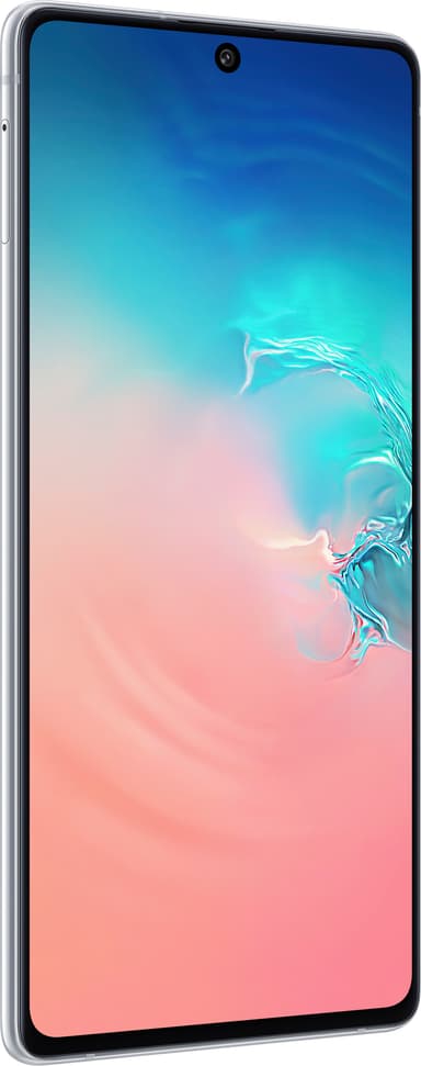 Samsung Galaxy S10 Lite smartphone (prism white)