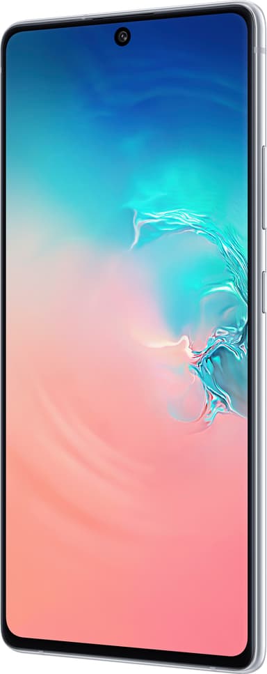 Samsung Galaxy S10 Lite smartphone (prism white)