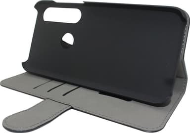 Gear Motorola G8 Plus plånboksfodral (svart)