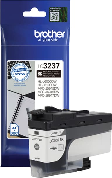 Brother LC-3237BK bläckpatron (svart)