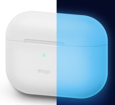 Elago AirPods Pro silikonfodral (blått i mörker)